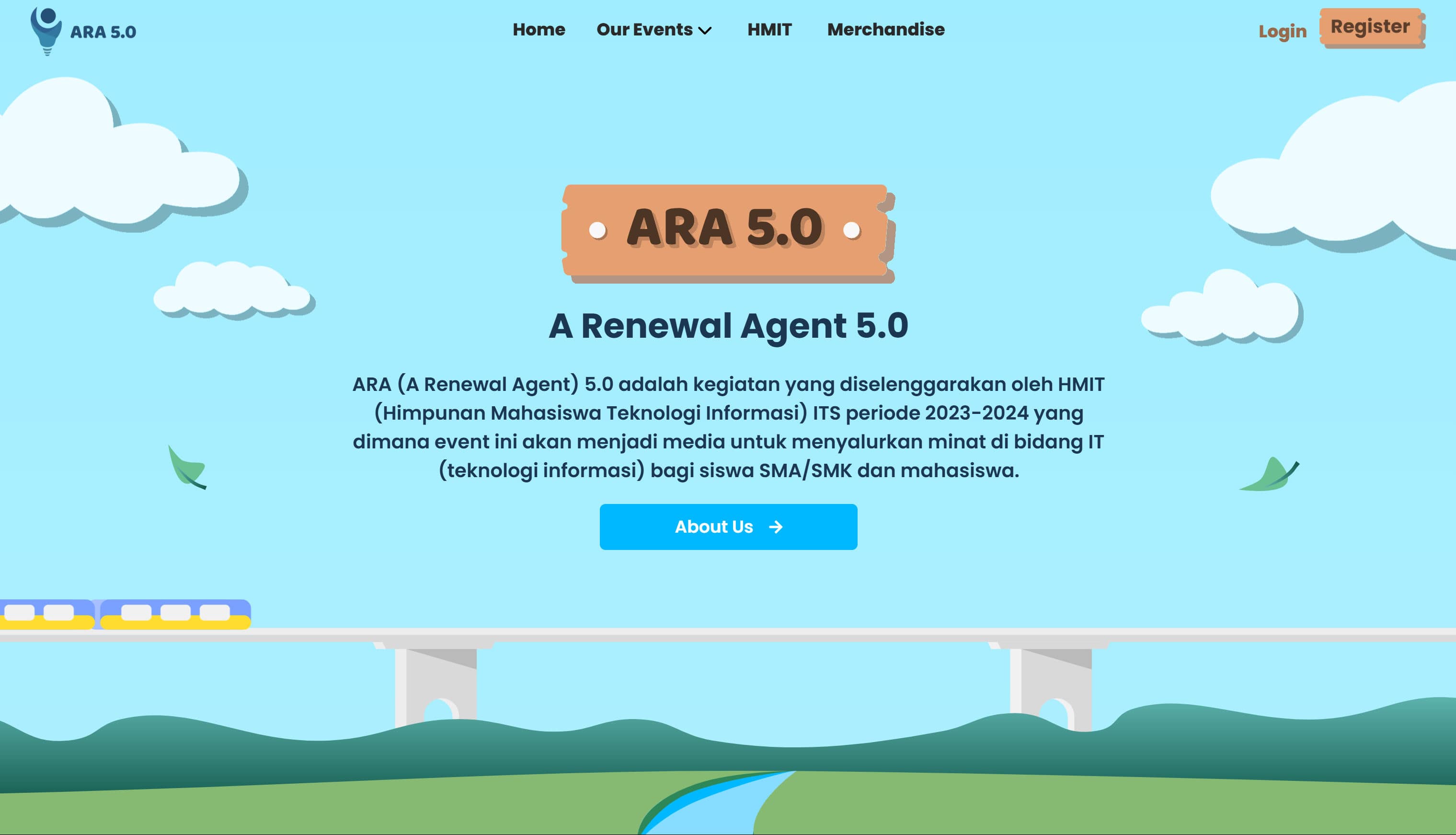 ARA 5.0 Landing Page